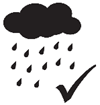 Safe Use In Rain symbol